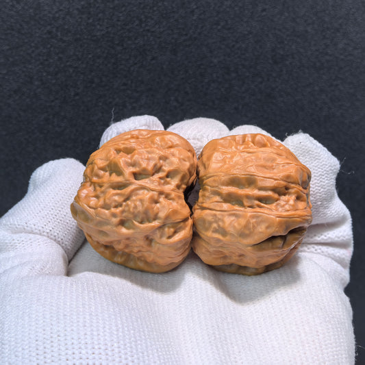 The "Toad Frog" (Ha Ma Wa) Pair | 36.0mm x 36.0mm | W-513