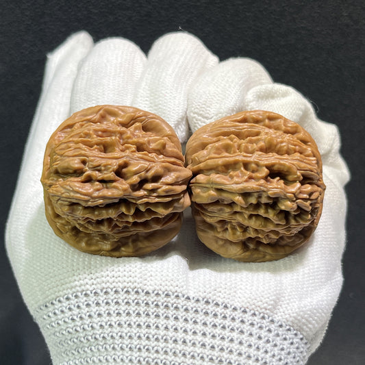 The "Si Zuo Lou" Lion's Head Pair | 38.0mm x 38.0mm | SZL-402