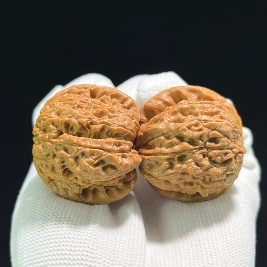 The "Blood Qilin" (Xue Qi Lin) Deep-Bellied Armored Pair | 39.0mm x 40.0mm | XQL-803