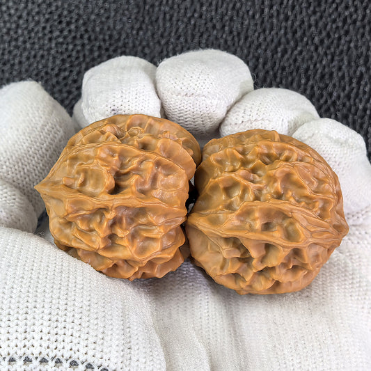 The "Three-Ridge Ben" (San Leng Ben) Pair | 33.0mm x 32.0mm | SNB-301