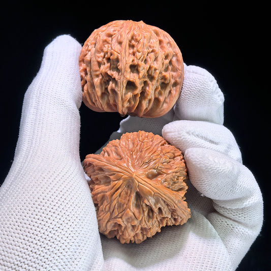 The Exquisite "Millstone" Mopan Boutique Selection Wenwan Walnuts | 41.0mm x 38.0mm | MP-1204