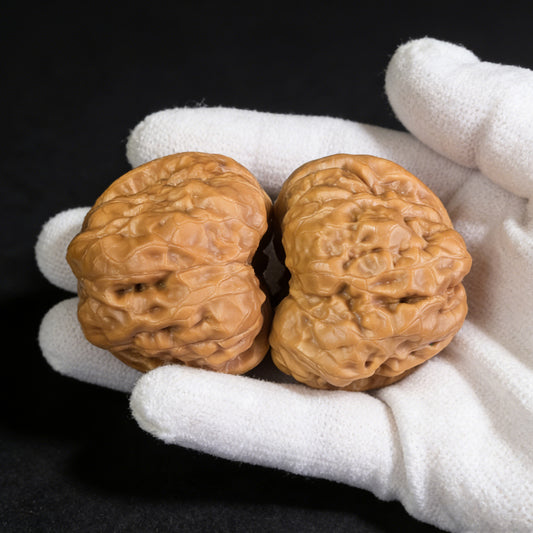 The "Toad Head" (Ha Ma Tou) Pair | Collector Grade | 43.0mm x 42.0mm | HMT-401C