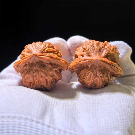 The "Panshan Dolphin" (Xiao Hai Tun) Collector’s Pair | 35.0mm x 31.0mm | XHT-1201E