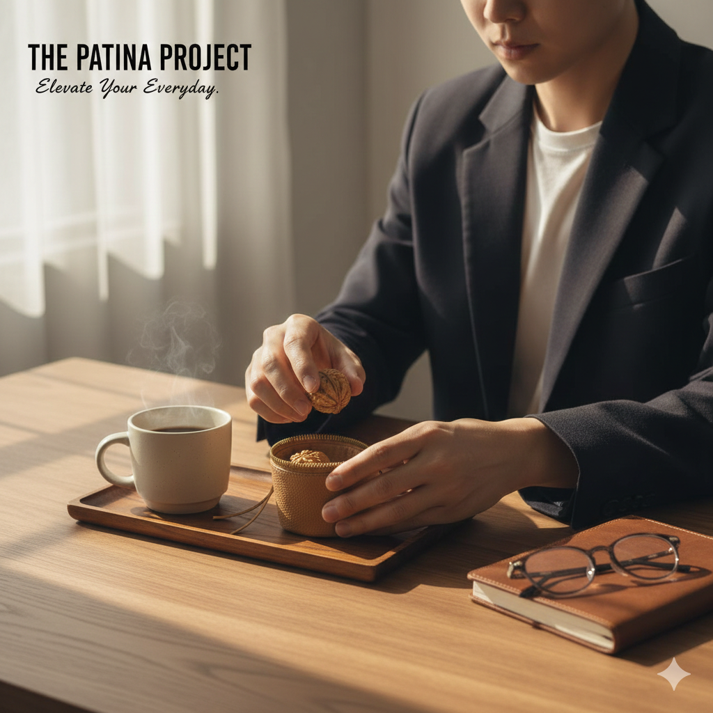 The "Patina Protector" Travel Case – Minimalist Protection for Scholar Walnuts