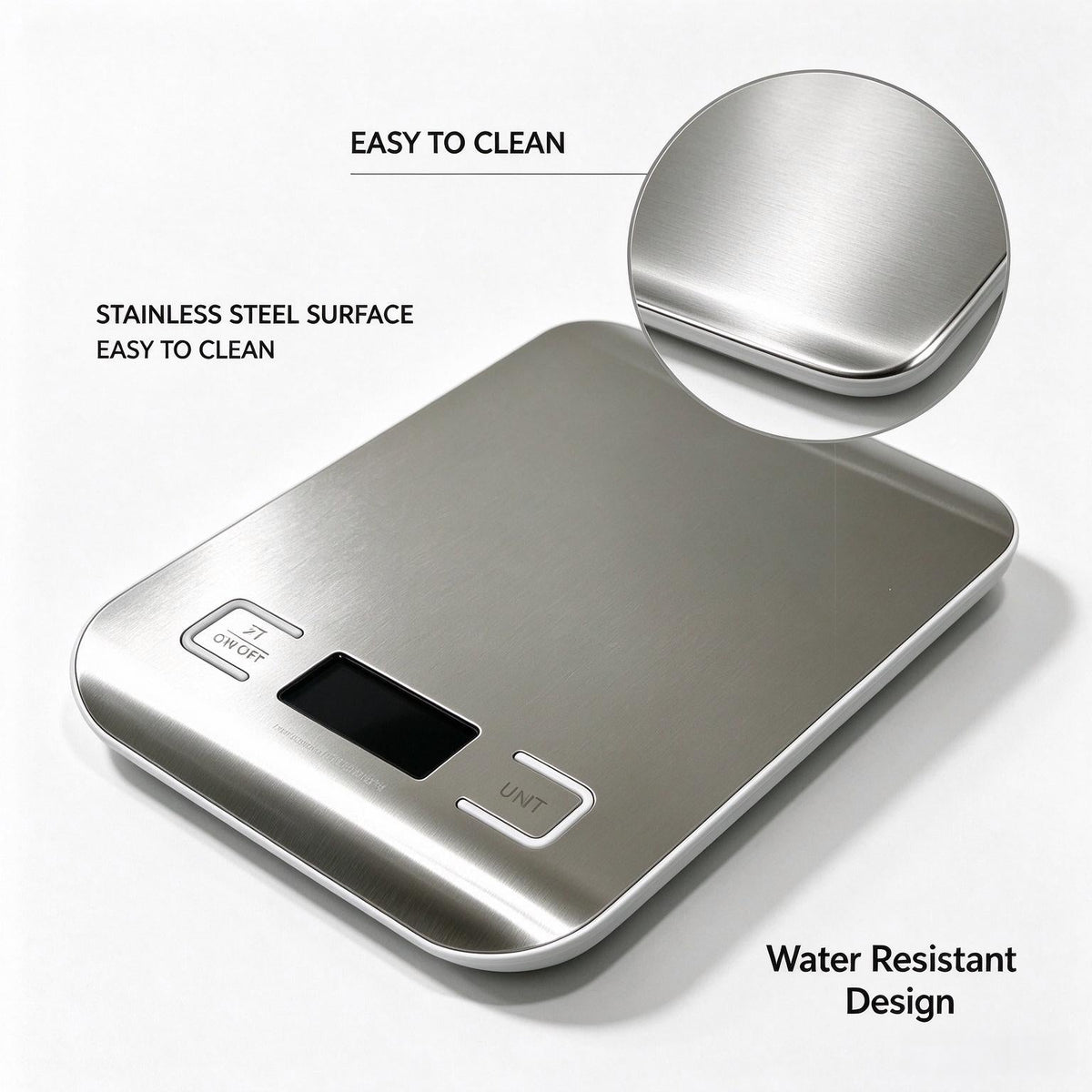 High-Precision Digital Kitchen & Craft Scale | 10kg/1g Stainless Steel Electronic Food & Jewelry Scale with Backlit LCD & Tare Function - ThePatinaProject
