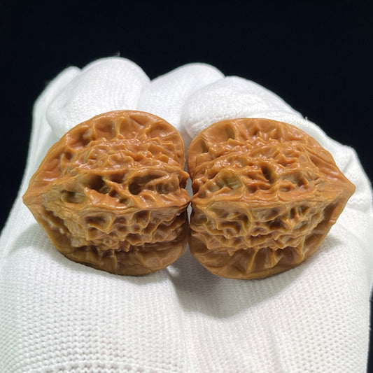 The "Coral Tower" (Shan Hu Ta) Balanced Pocket Pair | 34.0mm x 34.0mm | SHT-701 - ThePatinaProject
