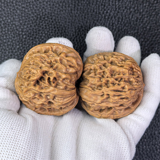 The "Hundred Longevity" (Bai Shou) Pair | 43.0mm x 39.0mm | BSSZT-01 - ThePatinaProject