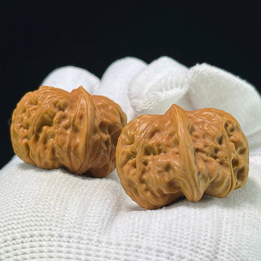 The "Mentougou Ingot" (Mentougou Yuan Bao) Miniature Finger-Twirling Pair | 27.0mm x 33.0mm | MTGYB-1001 - ThePatinaProject