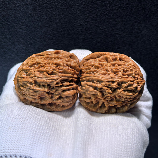 The "Nan Jiang Shi" High Profile (Gao Pao) Pair | 40.0mm x 39.0mm | NJS-410 - ThePatinaProject