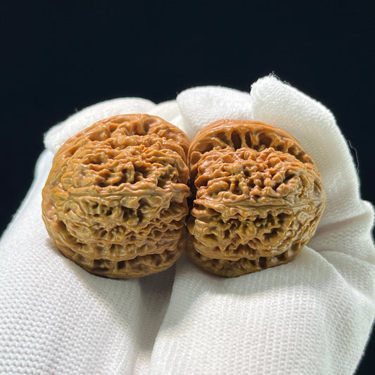 The "Nanjiang Stone" (Nan Jiang Shi) Compact EDC Pair | 36.0mm x 35.0mm | NJS-803 - ThePatinaProject