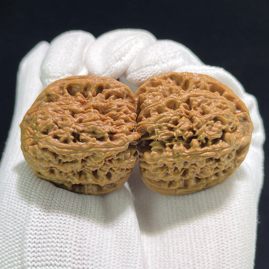 The "Nanjiang Stone" (Nan Jiang Shi) Full-Bellied EDC Pair | 35.0mm x 36.0mm | NJS-902 - ThePatinaProject