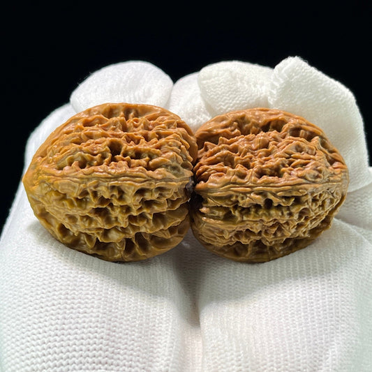 The "Nanjiangshi" (NJS) Standard Flat-Base Cross-Seam Pair | 36.0mm x 34.0mm | NJS-804 - ThePatinaProject