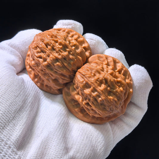 The "Noble Hat" (Gong Zi Mao) Boutique Aristocratic Pair | 43.0mm x 48.0mm | GZM-1202C - ThePatinaProject
