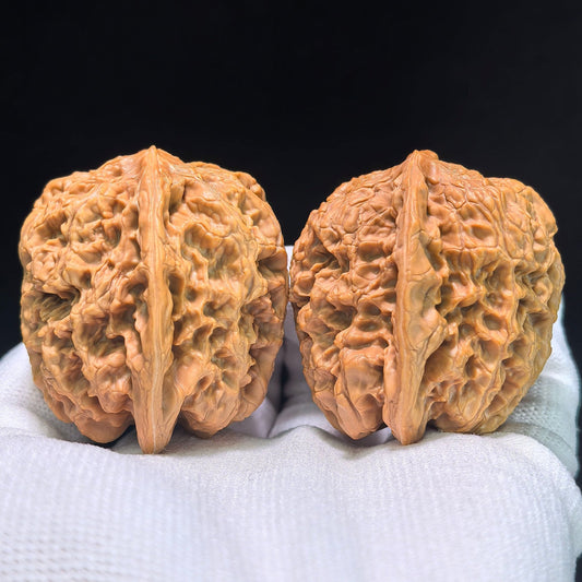 The "North China General's Shoulders" (Hua Bei Jiang Jun Pang) Pair | 43.0mm x 40.0mm | HBJJB-401 - ThePatinaProject