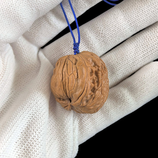 The "Oracle Bone Script" (Jiaguwen) Single Pendant – Serpentine Grain & Antique Aesthetic | 26.0mm Accessory - ThePatinaProject