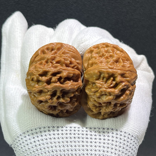 The "Palace Lantern" (Gong Deng) Pair | 44.0mm x 42.0mm | GD-402 - ThePatinaProject