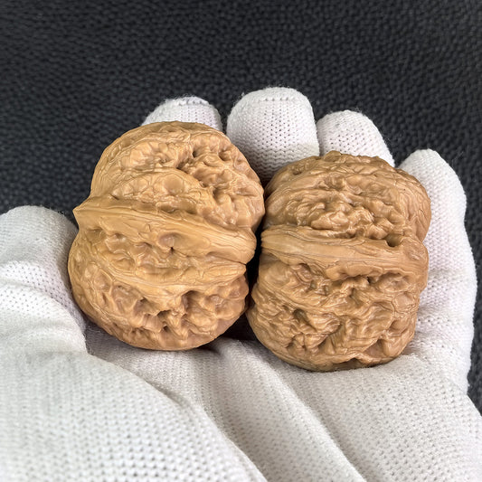 The "Pinggu Ingot" (Pinggu Yuan Bao) Pair | 37.0mm x 42.0mm | PGYB-404 - ThePatinaProject