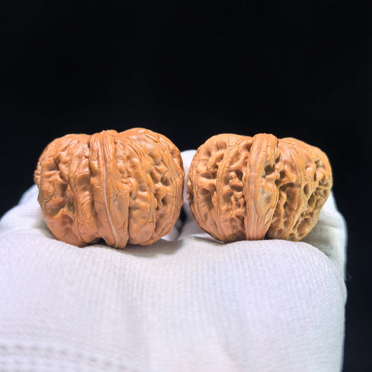 The "Pinggu Yuanbao" (Sycee Shape) Elongated Deep-Belly Pair | 35.0mm x 40.0mm | PGYB-805 - ThePatinaProject