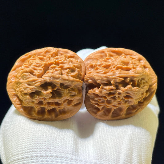 The "Red Lion" (Hong Shi Zi) Deep-Belly Proportionate Pair | 40.0mm x 41.0mm | HSZ-1103 - ThePatinaProject
