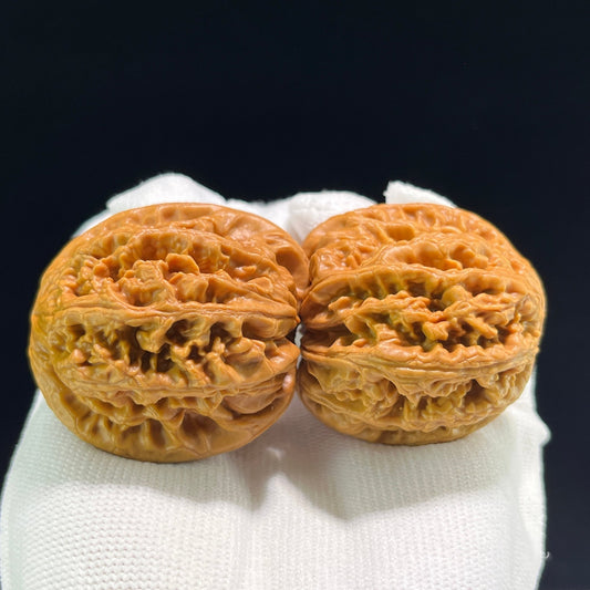 The "Thick Ridge" (Cu Jin) Perfectly Balanced Pair | 42.0mm x 42.0mm | CJ-803 - ThePatinaProject
