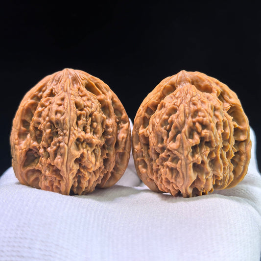 The "Trigon Nanjiangstone" Rare Three-Ridge Collector Pair | 41.0mm x 41.0mm | NJS-1204C - ThePatinaProject