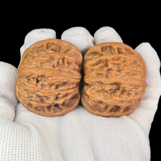 The "Wild Millstone" (Ye Sheng Mo Pan) Pair | 42.0mm x 39.0mm | MP-301 - ThePatinaProject