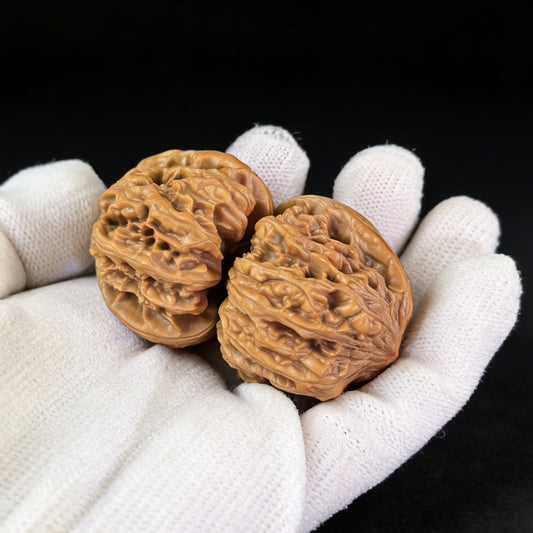 The "Wild Mountain" (Ye Sheng) Pair | 37.0mm x 39.0mm | YS-05 - ThePatinaProject