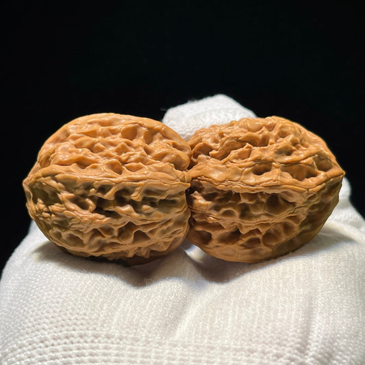 The "Xiayunling" (Xia Yun Ling) Select Miniature Heritage Pair | 33.0mm x 34.0mm | Pocket Shou Nian Format | XYL-1104 - ThePatinaProject