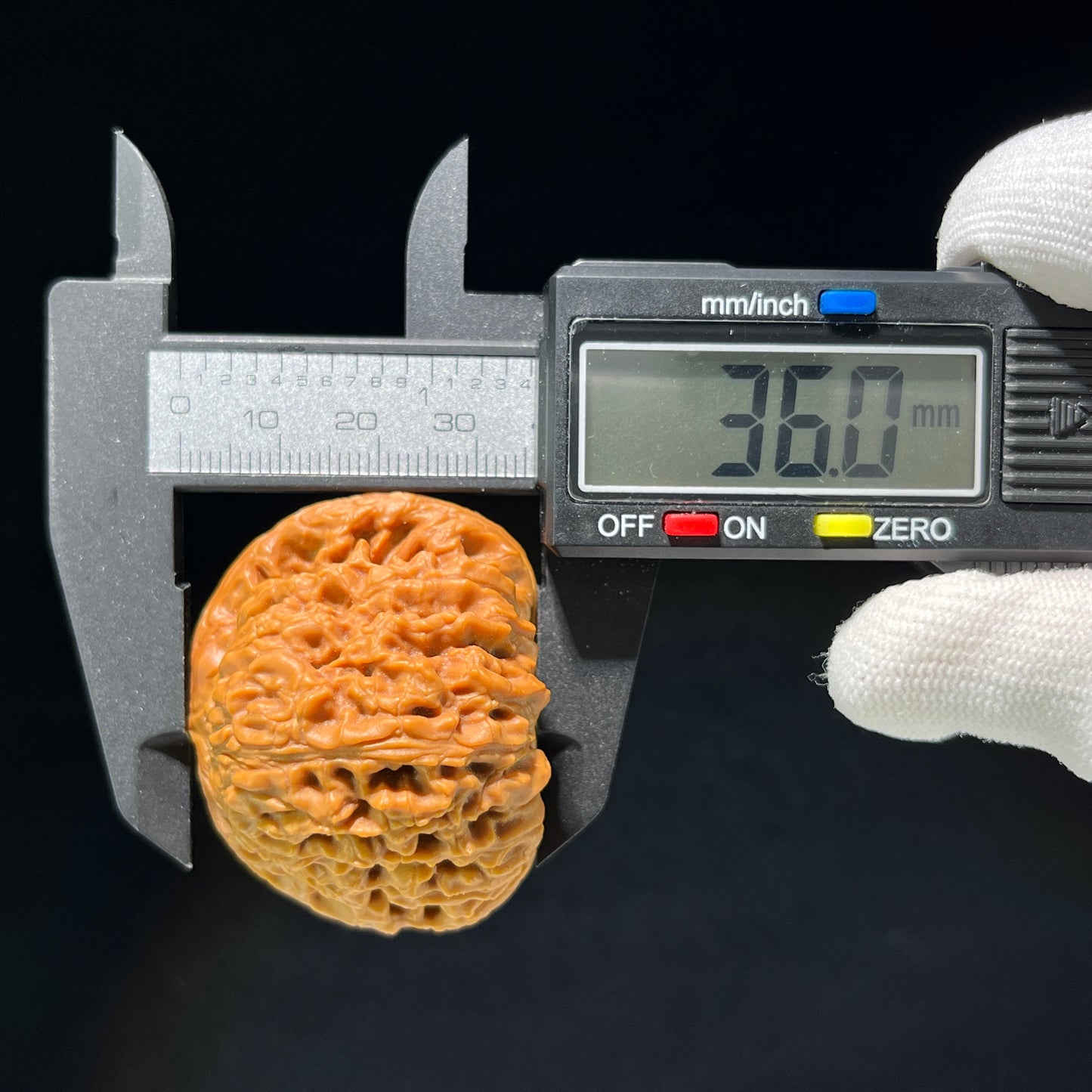 Walnut hand exerciser from ThePatinaProject, balanced 1:1 pair, 46mm size, boutique grade NJS-1002C for grip strength.