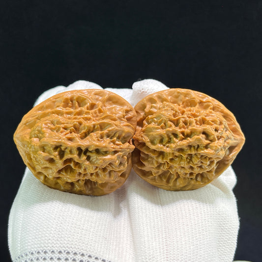 The "Gecko x Arhat Head" (Bi Hu x Luo Han Tou) Hybrid Pair | 42.0mm x 37.0mm | BHLHT-704