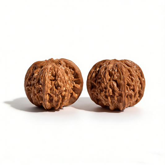 Unique Pair #YQL-002 Blood Kirin Square Dice Walnut Hand Exercisers by ThePatinaProject, collector’s grade walnut walnut hand exercisers