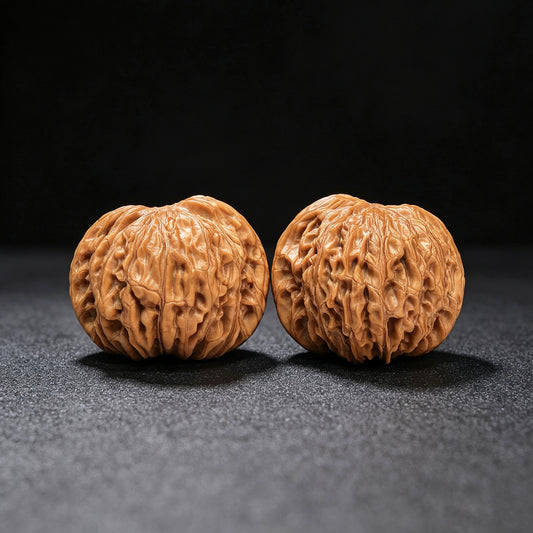 The "Imperial Butterfly Millstone" (Hudie Mo Pan) Museum-Grade Low-Profile Pair | 46.0mm x 40.0mm | 44g Heavy Mass | MP-1351C