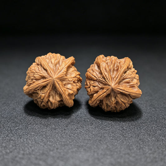 "Kaiserliches Jade-Siegel X-Men" Yuxi Sileng X-Zhanjing Vierrippen-Wenwan-Nüsse Paar | 36.0mm x 37.0mm | YSFN-C229E