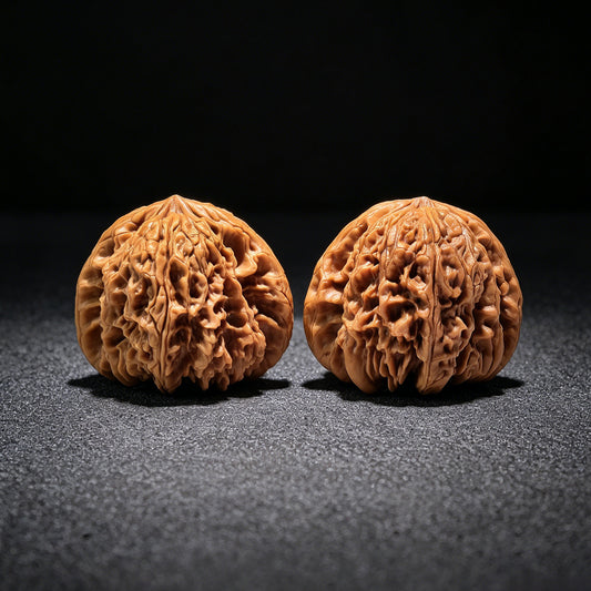 The "Blizzard" (Bao Xue) Pair | Boutique Grade | 44.0mm x 42.0mm | BX-401C