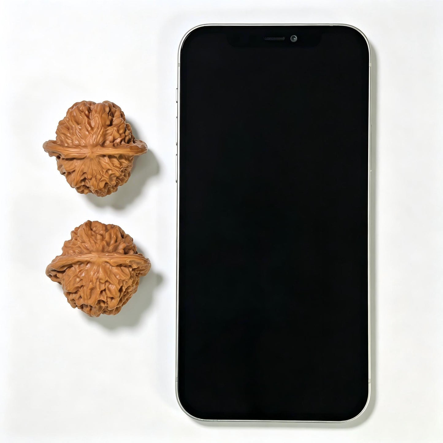 "Porcelain Doll" Ciwawawa Pocket Low-Profile Wenwan Walnuts Pair | 37.0mm x 35.0mm | CWW-SY1B4