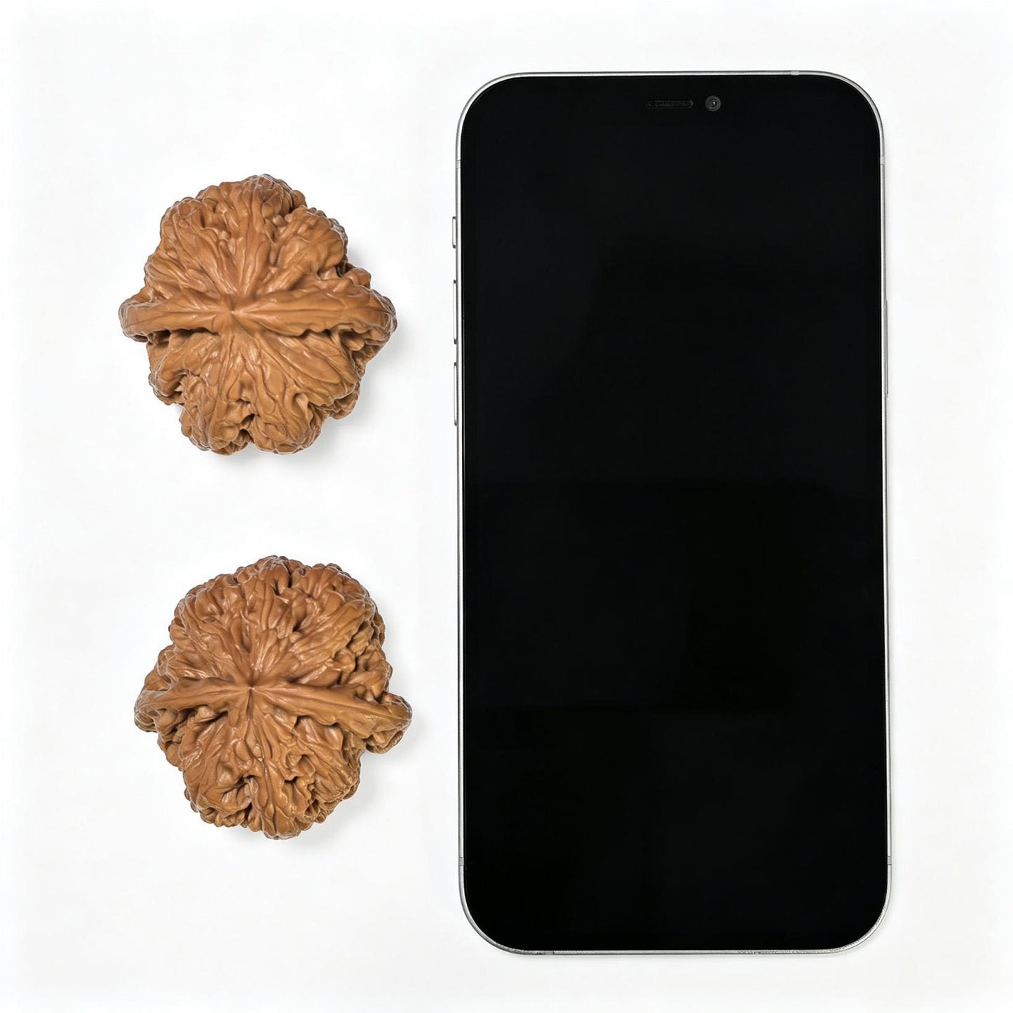 "Thick Ridge" Cujin Wenwan Walnuts Pair | 44.0mm x 44.0mm | CJ-101SY
