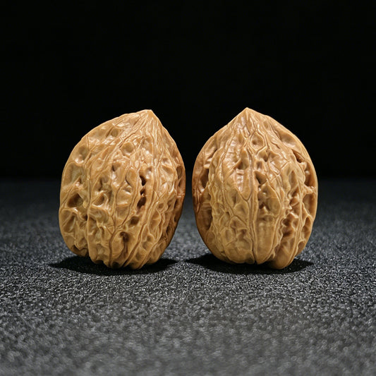 The Raw "Wild Unnamed" (Ye Sheng Wu Ming) Balanced Giant Pair | 41.0mm x 41.0mm | YSWM-907