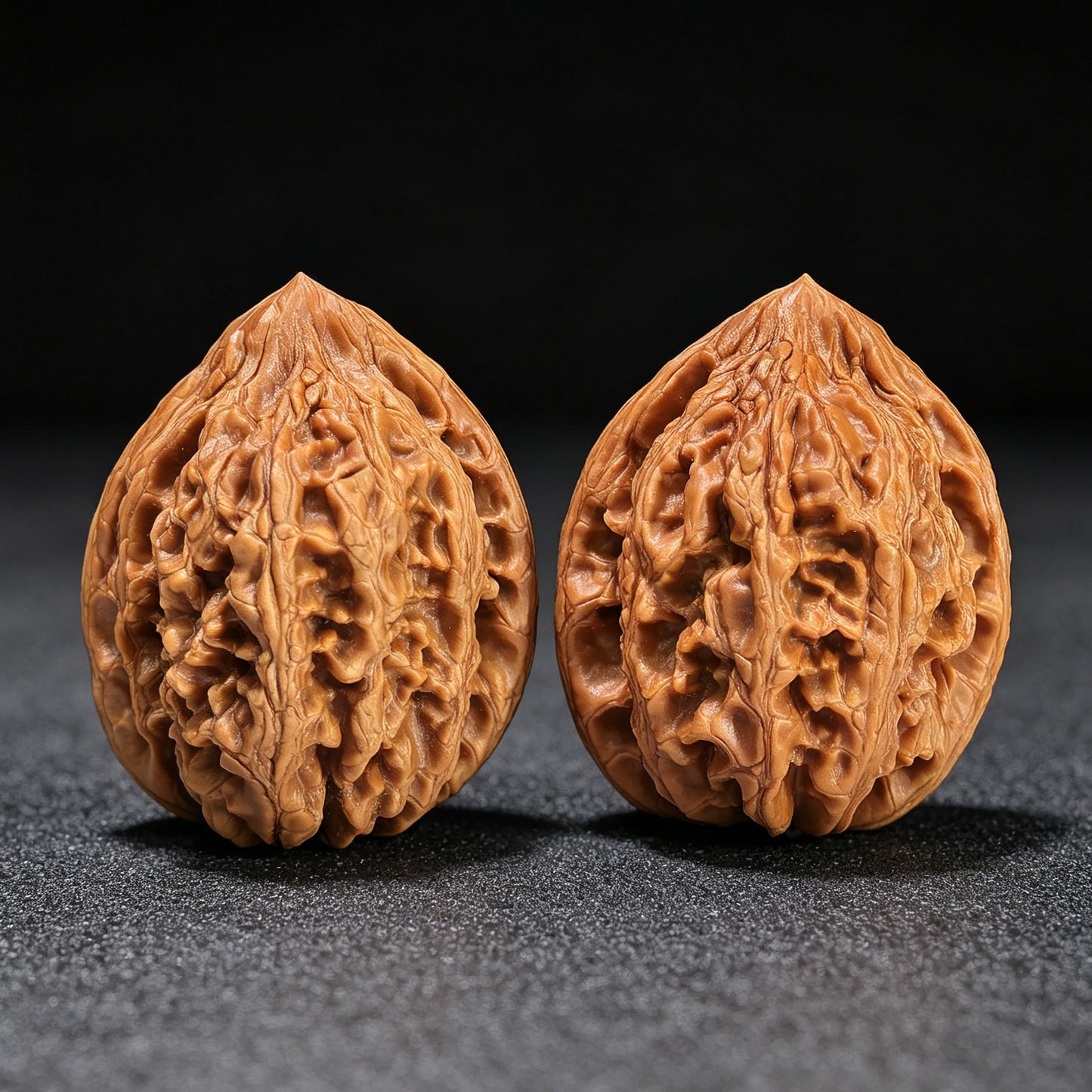 The "Great Weathered Rock" (Da Ku Shi) Premium Low-Profile Pair | 43.0mm x 42.0mm | DKS-1301C