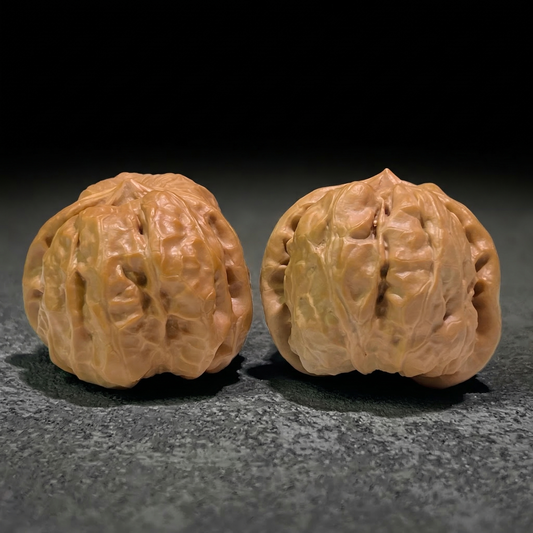 The "Toad Head" (Ha Ma Tou) Pair | 36.0mm x 39.0mm | HMT-404