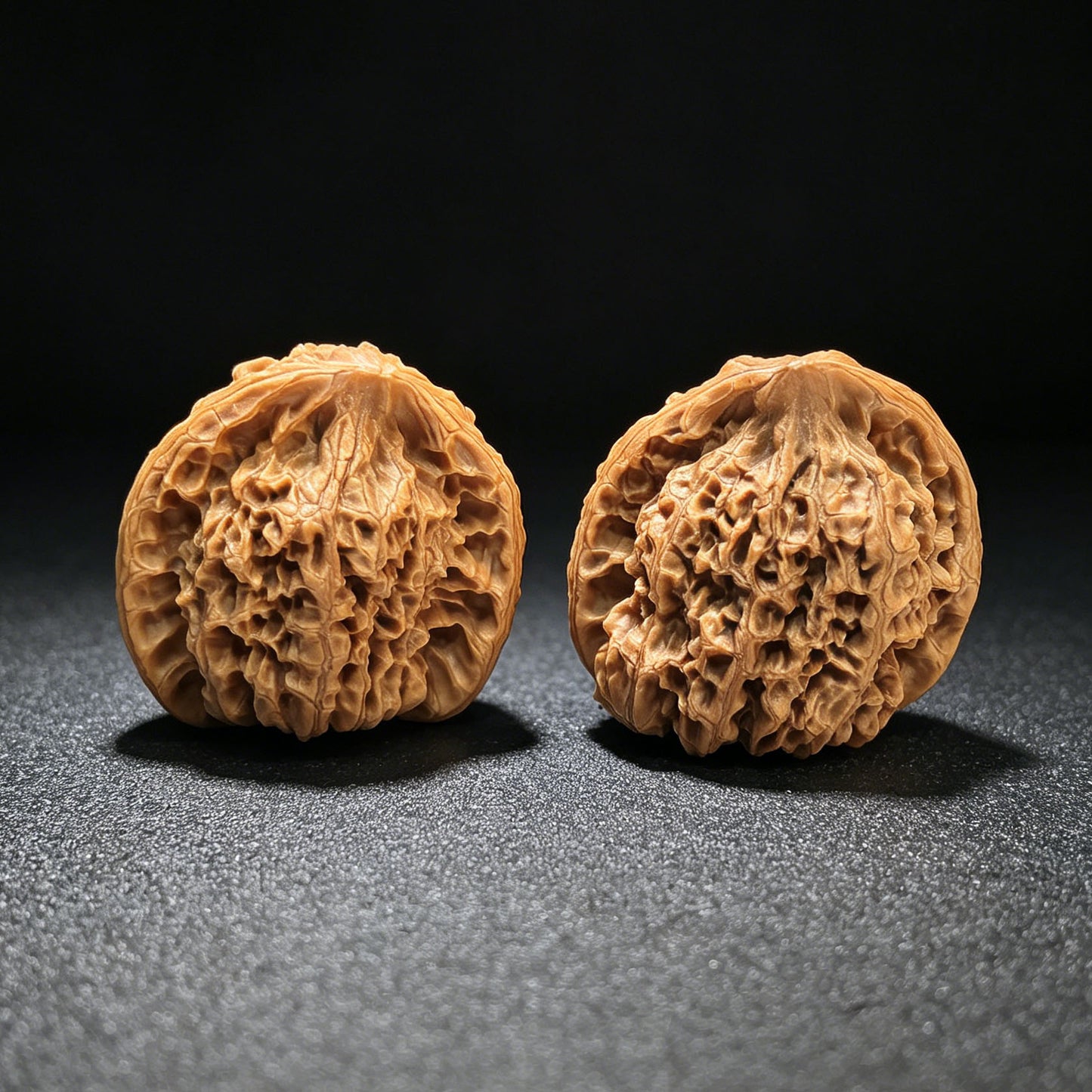 "Official Hat Snake Head" Guanmao Shetiao Wenwan Walnuts Pair | 42.0mm x 32.0mm | GMST-01SY