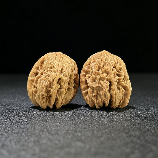 The "Blizzard" (Bao Xue) Deep-Bellied EDC Pair | 36.0mm x 40.0mm | BX-801