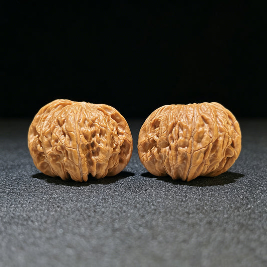 "Millstone" Mopan Wenwan Walnuts Pair | 42.0mm x 40.0mm | MP-1110