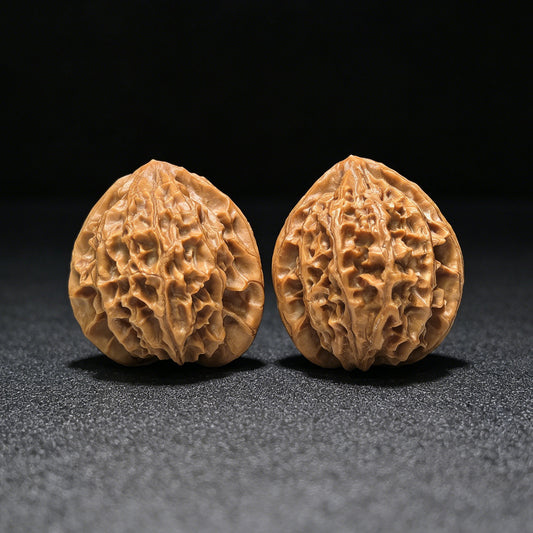 The "Traditional Lantern" (Deng Long) Premium Ribbed Pair | 38.0mm x 36.0mm | DL-1402