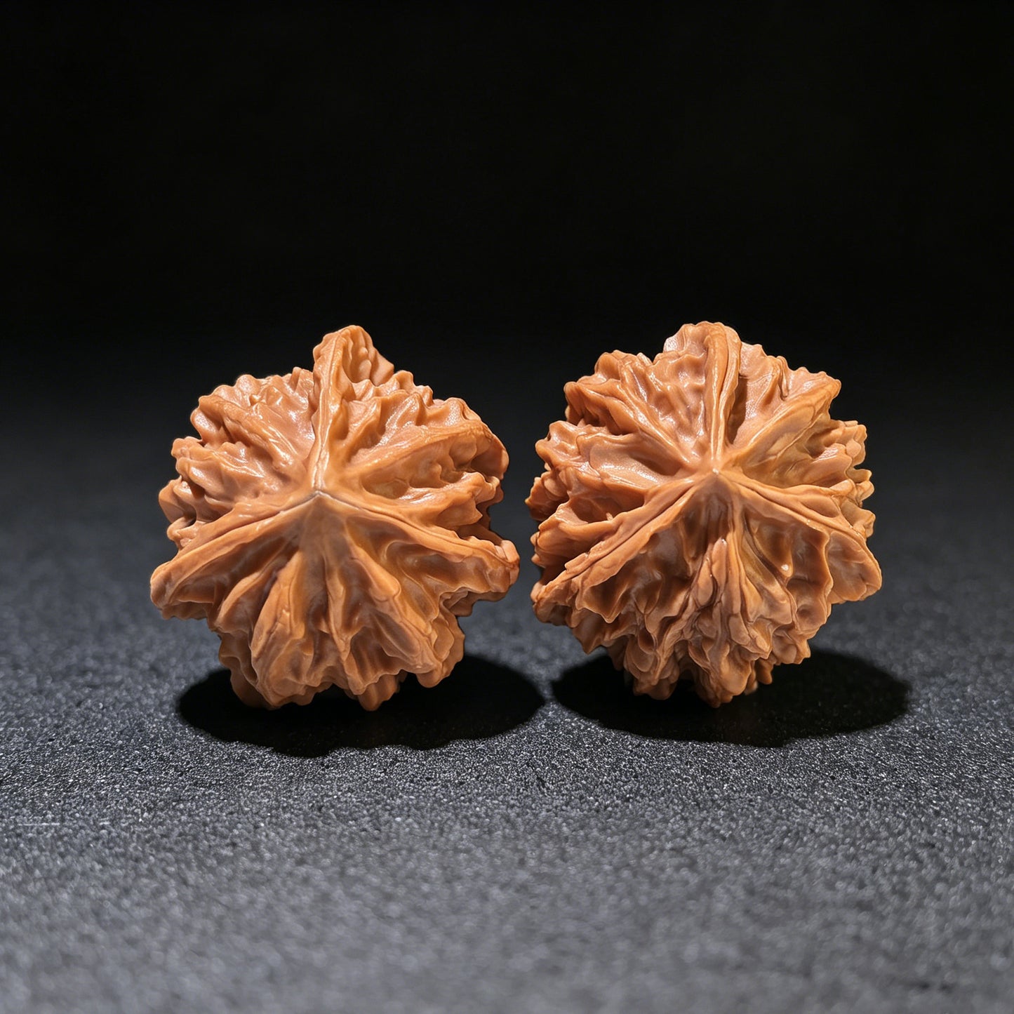 The "Qishan" Trident Three-Ridge Pair | 33.0mm x 32.0mm | QSSN-1203E