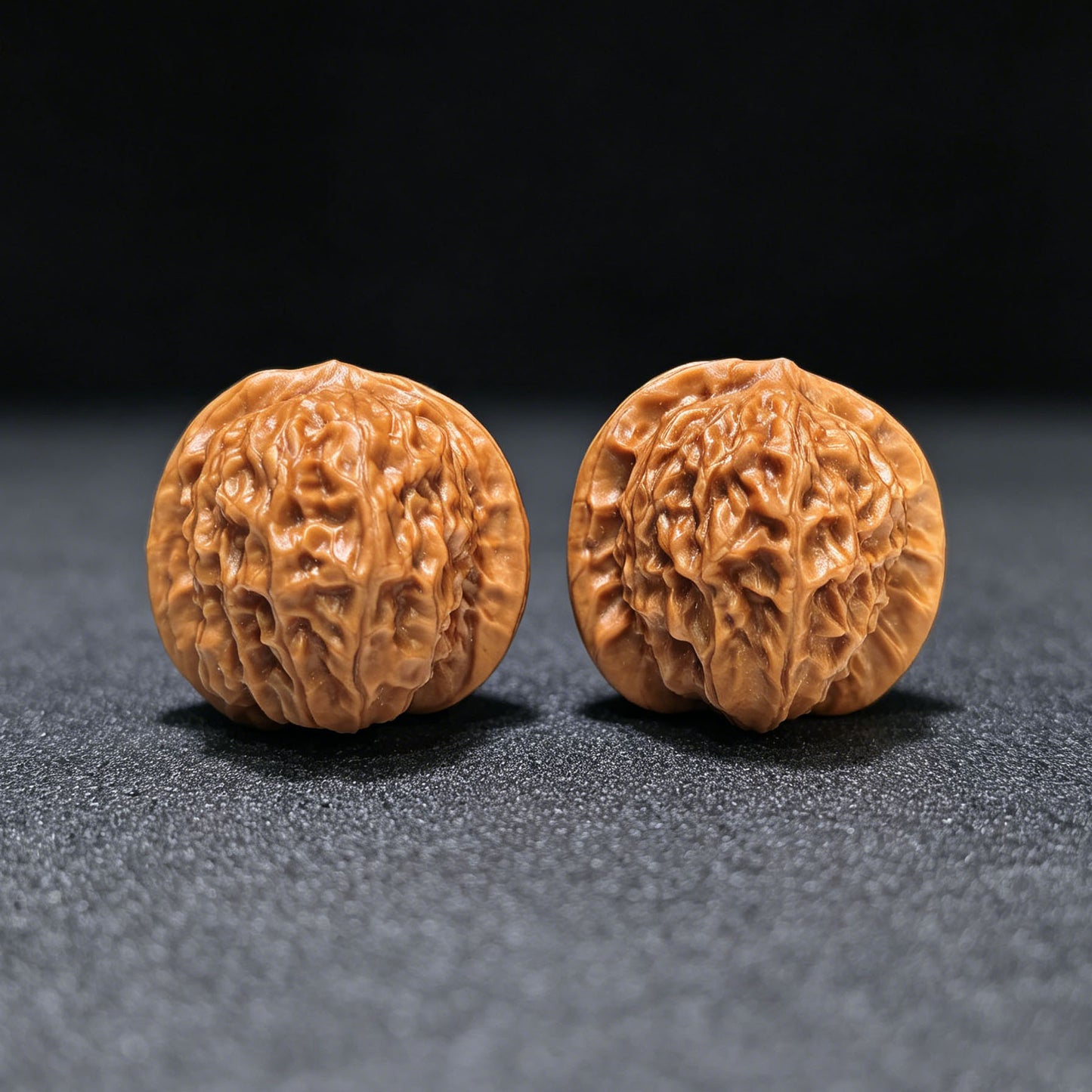 "Chengde Official Seal x Porcelain Doll" Guanyin Ciwawa Wenwan Walnuts Pair | 34.0mm x 33.0mm | CWW-1102