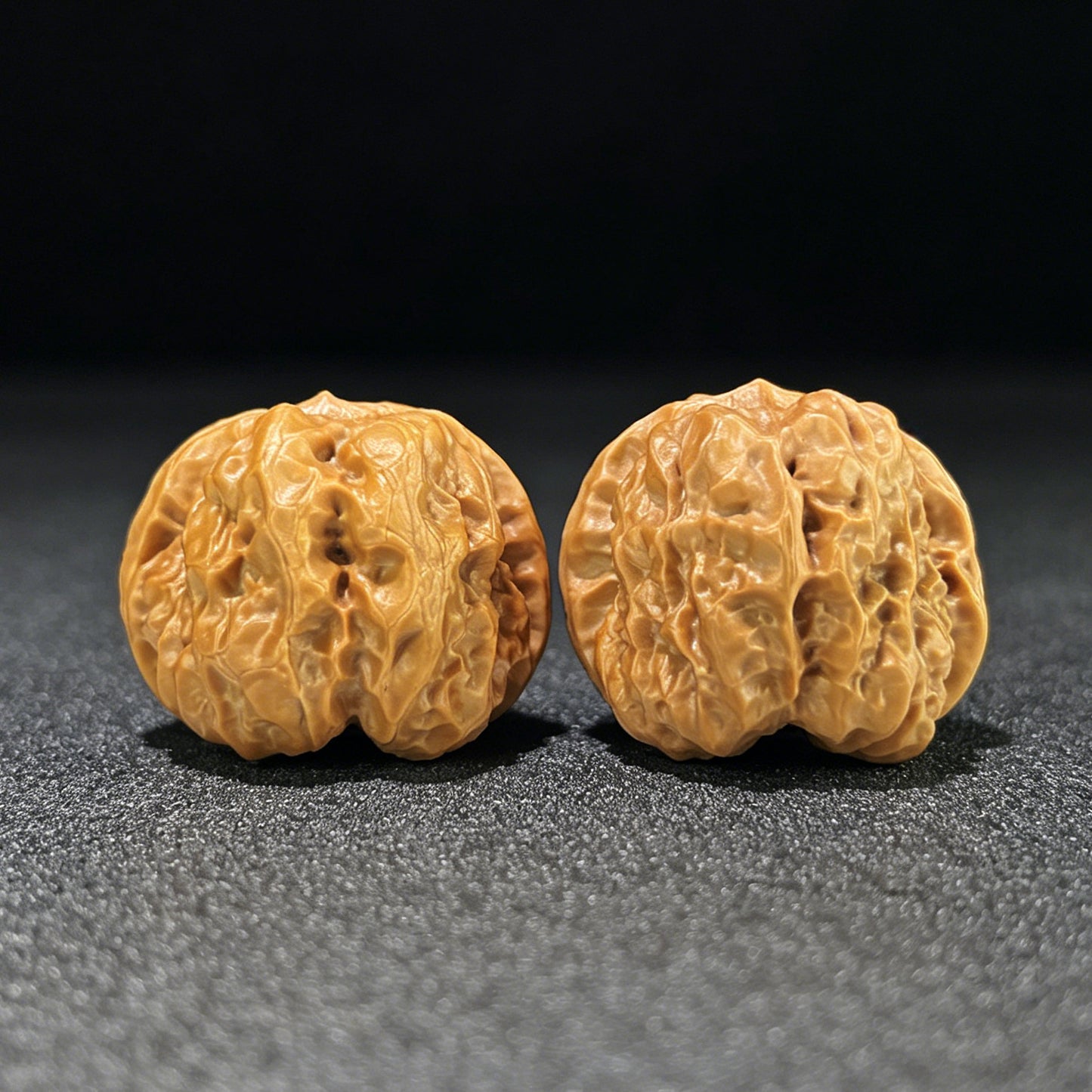 The "Great Hollow Base" (Da Wa) Traditional Deep-Belly Lion Head Pair | 40.0mm x 42.0mm | W-1001