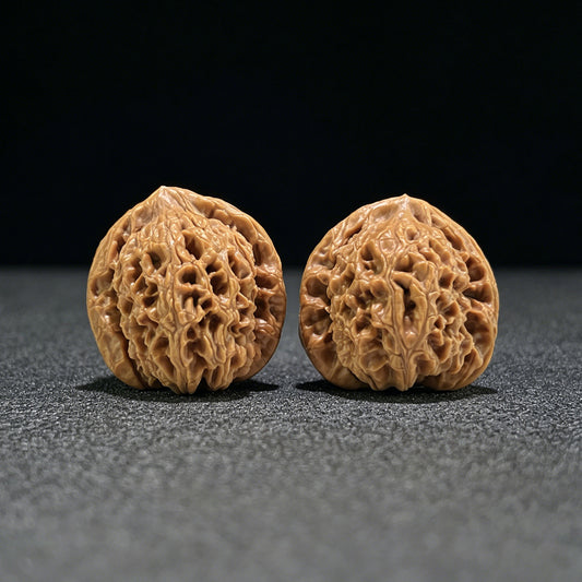 The "Water Dragon Vein" (Shui Long Wen) Balanced Robust Pair | 39.0mm x 39.0mm | SLW-801