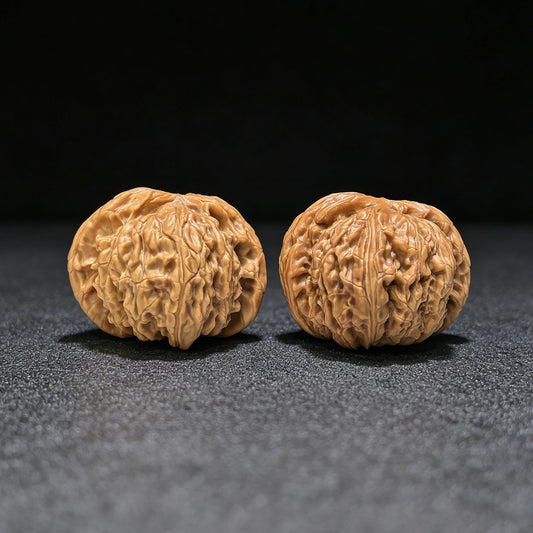 „Mühlstein“ Mopan Wenwan Walnüsse Paar | 42,0 mm x 39,0 mm | MP-1501C