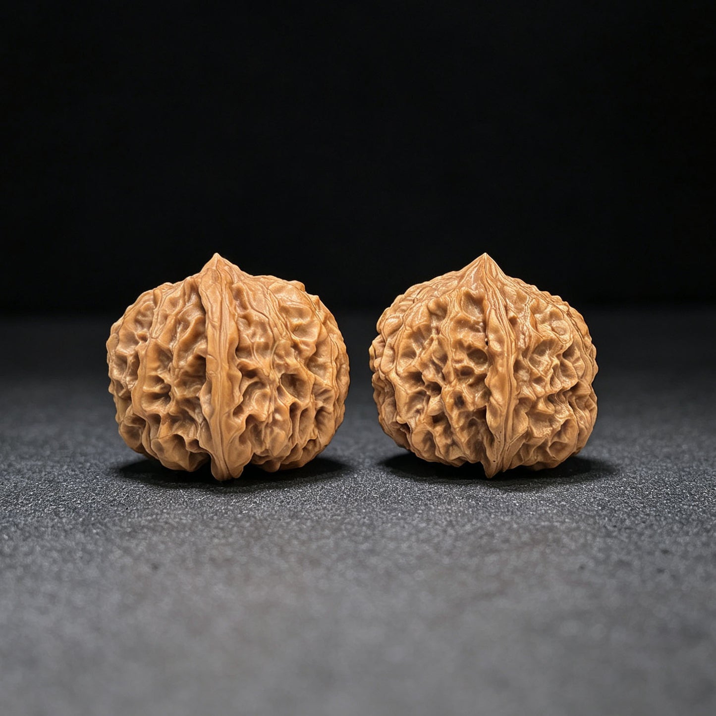 "Star Lotus Lionhead" (Xing Lian Shi Tou) Scholar Walnuts Pair | 37.0mm x 35.0mm | Low-Profile Sacred Radiant Base | Collector Grade Masterpiece | Stock ID: WM-SY1B6
