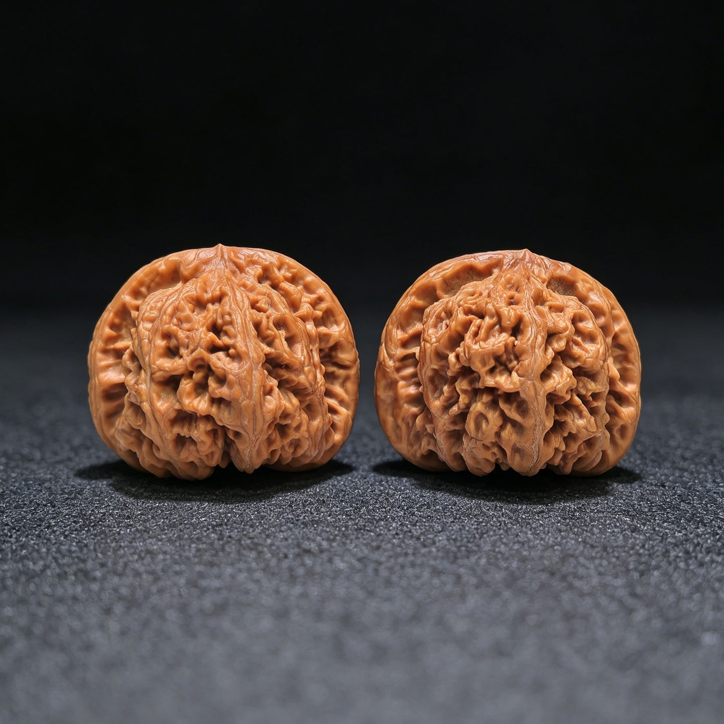 "Large Thick Rib" Dacujin Wenwan Walnuts Pair | 48.0mm x 47.0mm | DCJ-1551C